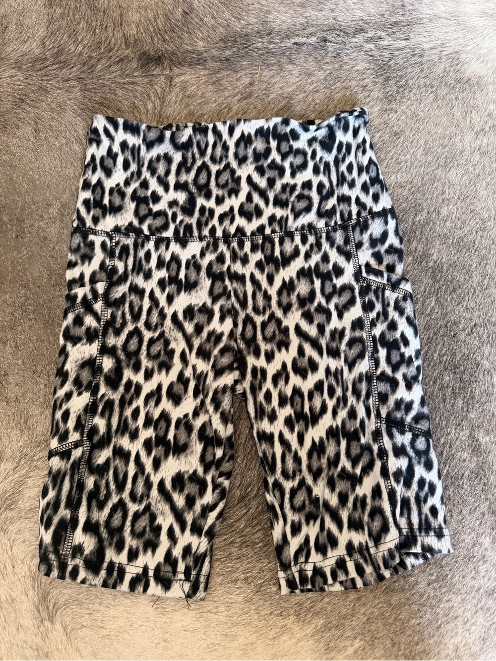 Leopard Print High-Waist Women’s Shorts